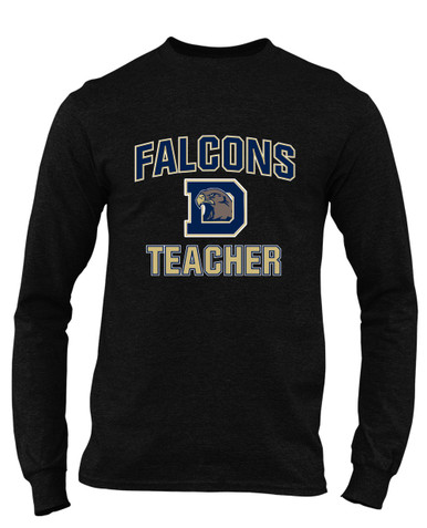 Dacula Falcons Teacher Men's LS T-Shirt