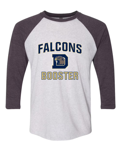 Dacula Falcons Booster Men's Baseball T-Shirt