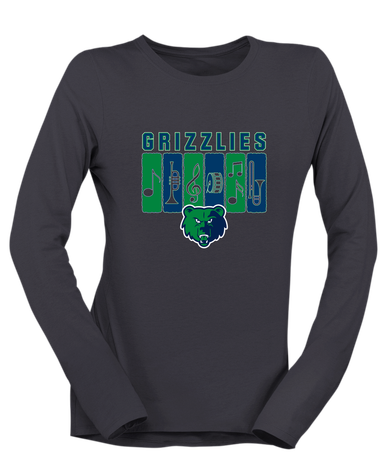 Creekview Grizzlies Band # 2 Women's LS T-Shirt
