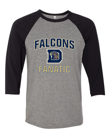 Dacula Falcons Fanatic Men's Baseball T-Shirt