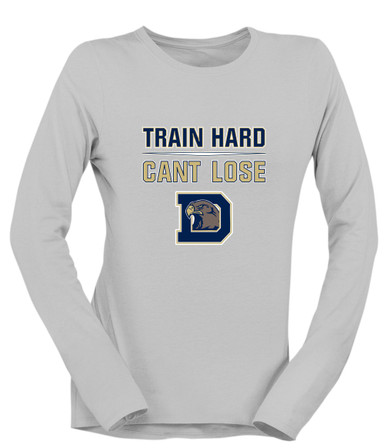 Dacula Falcons Train Hard, Can't Lose Women's LS T-Shirt