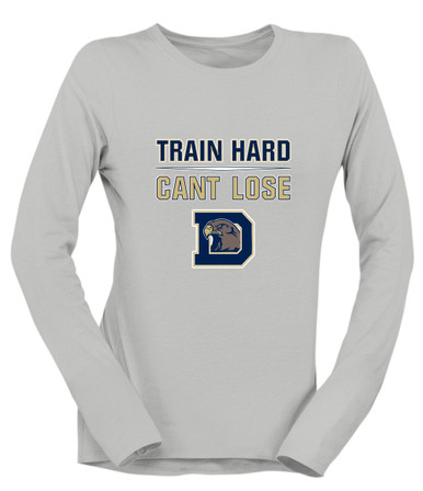 Dacula Falcons Train Hard, Can't Lose Women's Premium LS T-Shirt