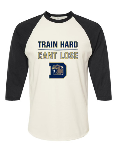 Dacula Falcons Train Hard, Can't Lose Men's Baseball T-Shirt