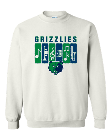 Creekview Grizzlies Band # 2 Men's Sweatshirt