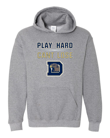 Dacula Falcons Play Hard, Can't Lose Men's Hoodie