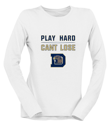 Dacula Falcons Play Hard, Can't Lose Women's Premium LS T-Shirt