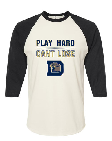 Dacula Falcons Play Hard, Can't Lose Women's Baseball T-Shirt