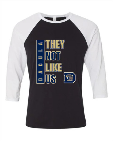 Dacula Falcons They Not Like Us #1 Women's Baseball T-Shirt