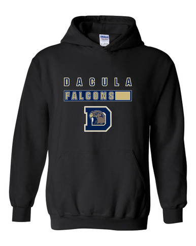 Dacula Falcons Mascot #7 Men's Hoodie