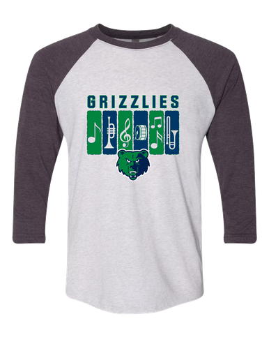 Creekview Grizzlies Band # 2 Women's Baseball T-Shirt