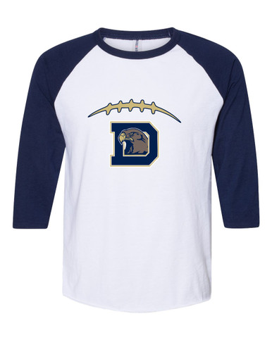 Dacula Falcons Football #2 Men's Baseball T-Shirt