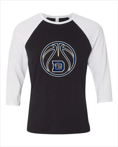 Dacula Falcons Basketball #2 Women's Baseball T-Shirt