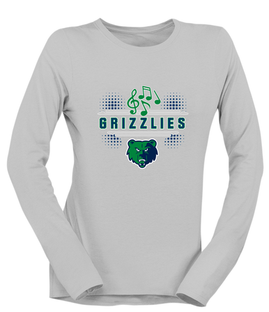Creekview Grizzlies Band # 3 Women's LS T-Shirt