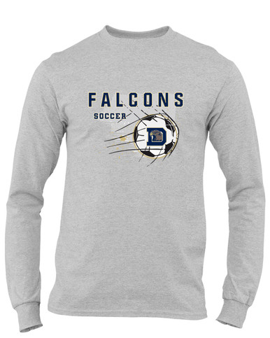 Dacula Falcons Soccer #2 Men's LS T-Shirt
