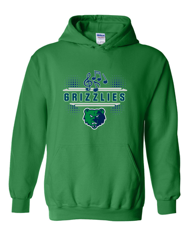 Creekview Grizzlies Band # 3 Men's Hoodie