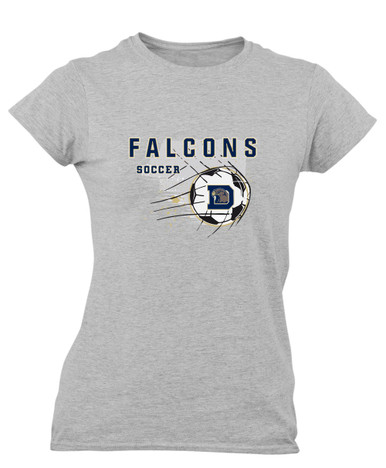 Dacula Falcons Soccer #2 Women's Premium SS T-Shirt