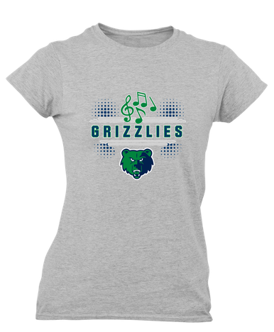 Creekview Grizzlies Band # 3 Women's Premium SS T-Shirt