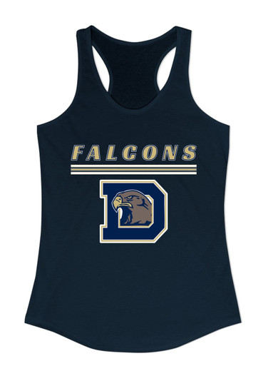 Dacula Falcons Mascot #8 Women's Tank Top