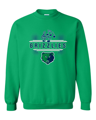 Creekview Grizzlies Band # 3 Men's Sweatshirt
