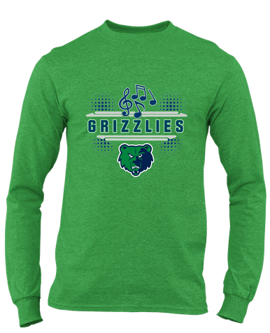 Creekview Grizzlies Band # 3 Men's LS T-Shirt