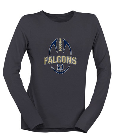 Dacula Falcons Football #5 Women's LS T-Shirt
