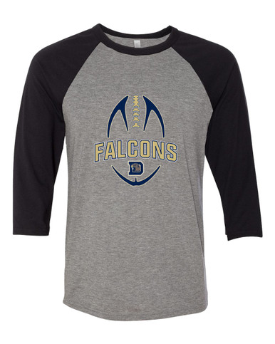 Dacula Falcons Football #5 Men's Baseball T-Shirt