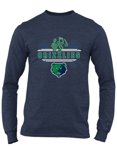 Creekview Grizzlies Band # 3 Men's Premium LS T-Shirt