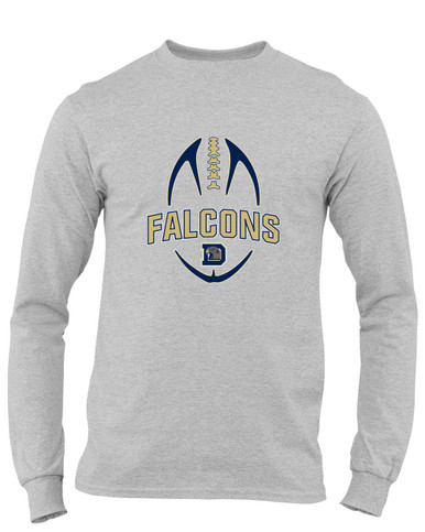 Dacula Falcons Football #5 Men's LS T-Shirt