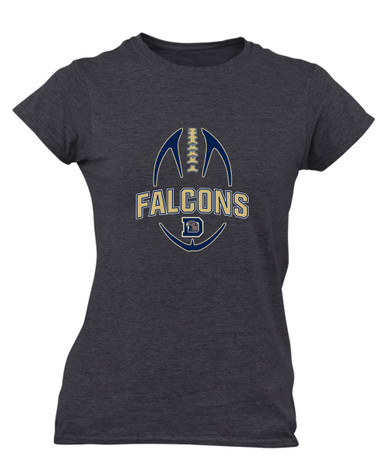 Dacula Falcons Football #5 Women's Premium SS T-Shirt