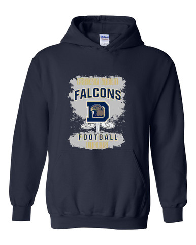 Dacula Falcons Football #6 Men's Hoodie