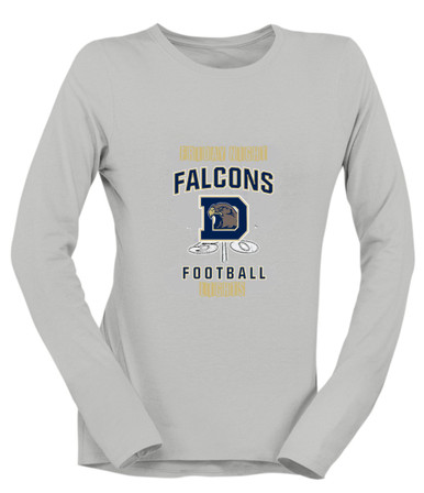 Dacula Falcons Football #6 Women's Premium LS T-Shirt