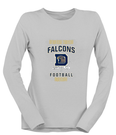 Dacula Falcons Football #6 Women's LS T-Shirt
