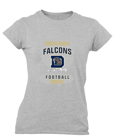 Dacula Falcons Football #6 Women's Premium SS T-Shirt