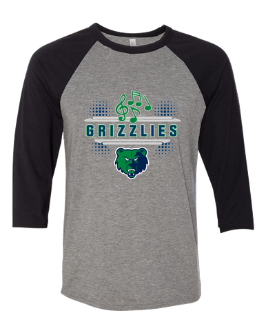 Creekview Grizzlies Band # 3 Women's Baseball T-Shirt