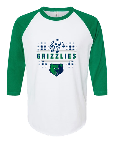 Creekview Grizzlies Band # 3 Men's Baseball T-Shirt