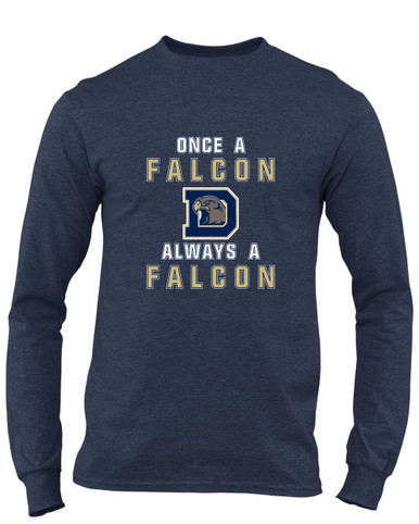 Dacula Falcons Once A Men's LS T-Shirt