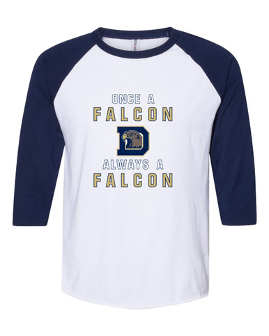 Dacula Falcons Once A Men's Baseball T-Shirt