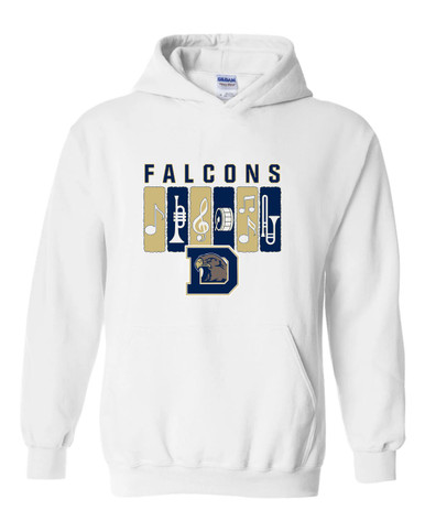 Dacula Falcons Band # 2 Men's Hoodie