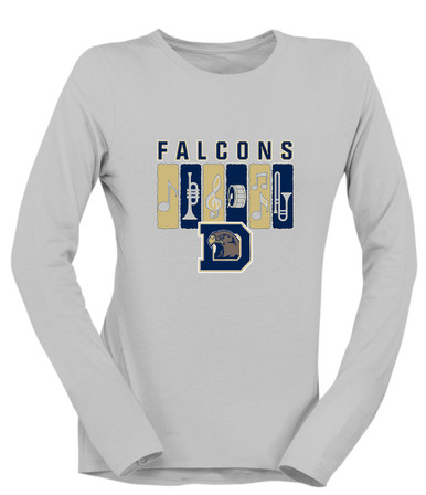 Dacula Falcons Band # 2 Women's LS T-Shirt