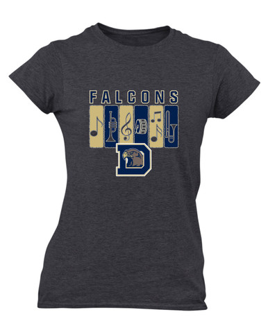 Dacula Falcons Band # 2 Women's SS T-Shirt