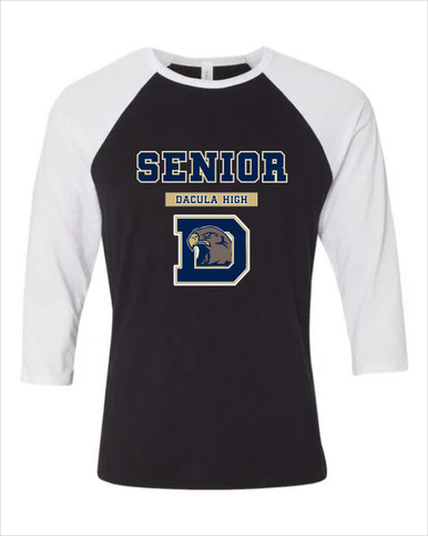 Dacula Falcons Senior #2 Men's Baseball T-Shirt