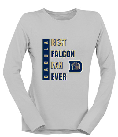 Dacula Falcons Best Falcon Fan Women's LS T-Shirt
