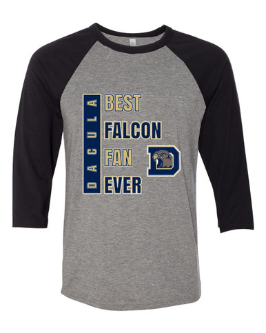 Dacula Falcons Best Falcon Fan Men's Baseball T-Shirt