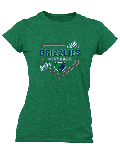 Creekview Grizzlies Softball #2 Women's Premium SS T-Shirt