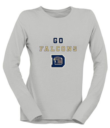 Dacula Falcons Go Team Women's Premium LS T-Shirt