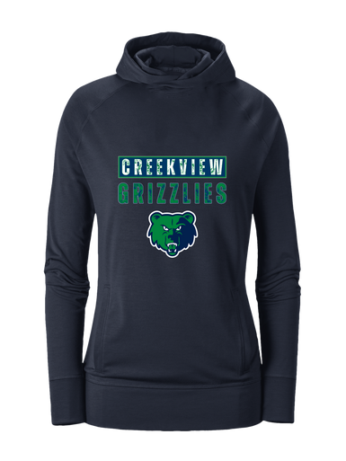 Creekview Grizzlies Mascot #9 Women's Hoodie