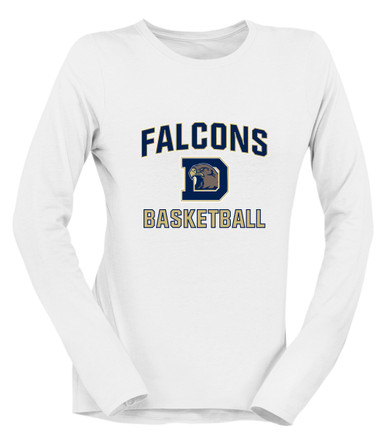 Dacula Falcons Basketball #1 Women's LS T-Shirt