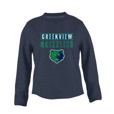 Creekview Grizzlies Mascot #9 Women's Sweatshirt