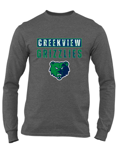 Creekview Grizzlies Mascot #9 Men's Premium LS T-Shirt