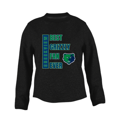 Creekview Grizzlies Best Grizzly Fan Women's Sweatshirt